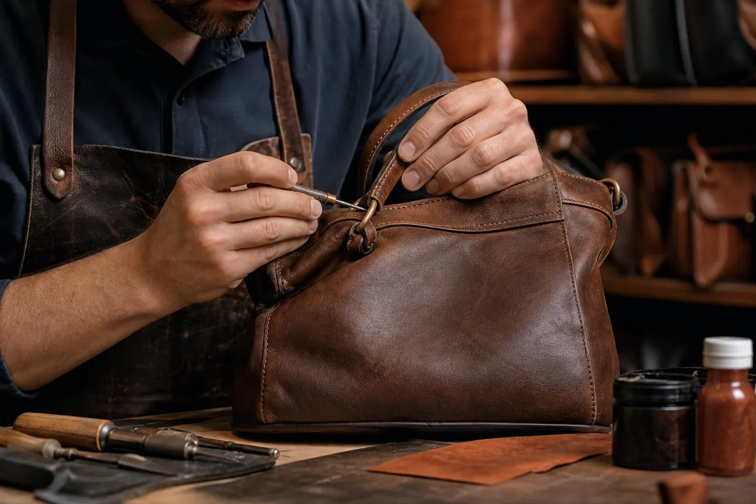 Reforma de bolsas de couro em Barra Mansa